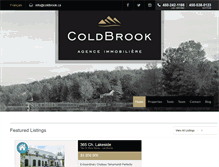 Tablet Screenshot of coldbrook.ca